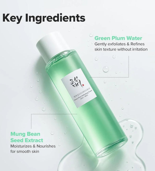 Beauty of Joseon Green Plum Refreshing Toner: AHA + BHA 150ml