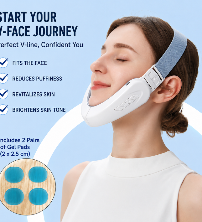 Mini V-Face Shaping Device – Hands-Free Facial Massager