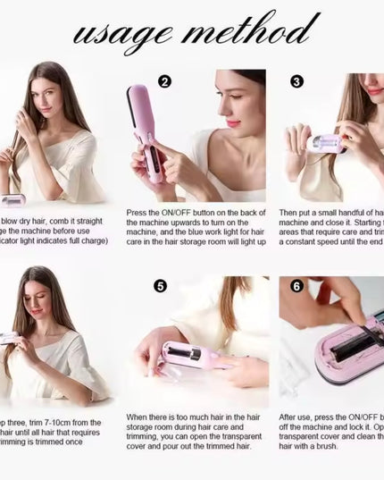 Split End Hair Trimmer Brush – Cordless Hair Split End Trimmer