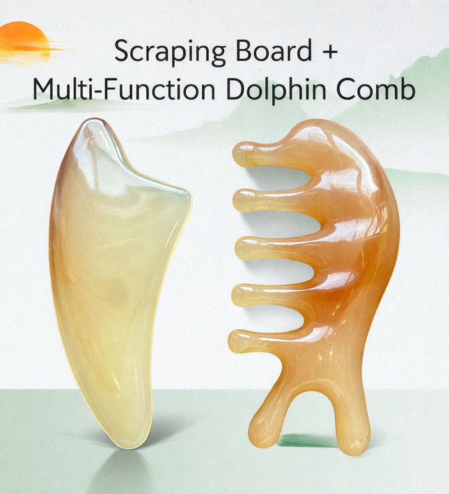Meridian Massage Gua-Sha Masterpiece 3-Piece Set