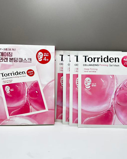Torriden Cellmazing Firming Gel Mask and Neck Mask 4 Pack