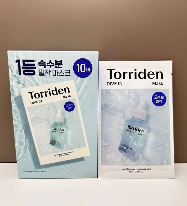 Torriden DIVE-IN Low Molecular Hyaluronic Acid Mask 10 Pack