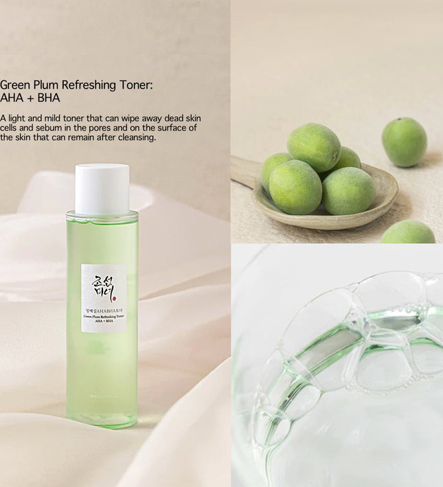 Beauty of Joseon Green Plum Refreshing Toner: AHA + BHA 150ml