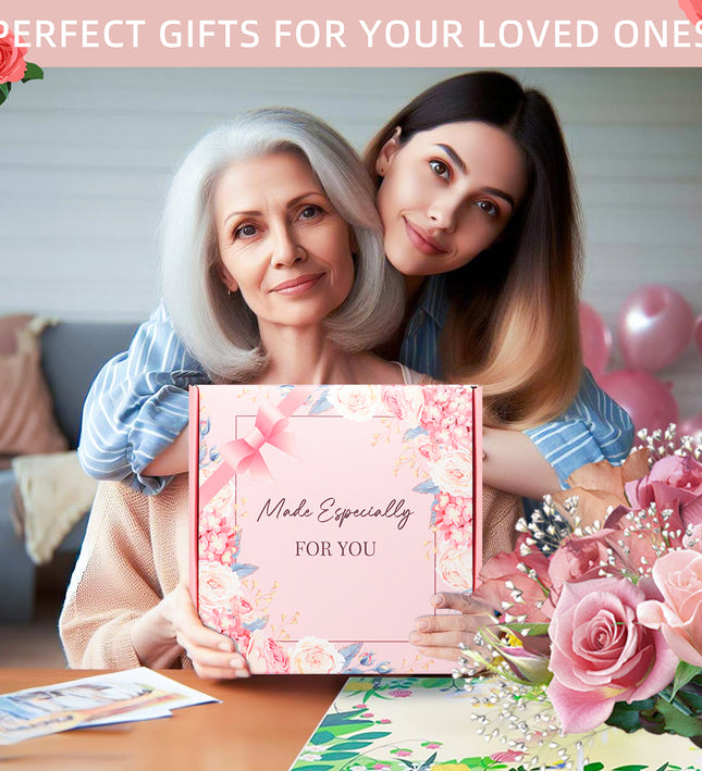 Rosy Aroma Candle Bath Gift Box
