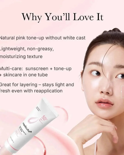 Medicube PDRN Pink Tone Up Sun Cream