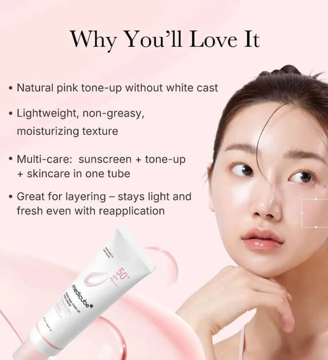 Medicube PDRN Pink Tone Up Sun Cream