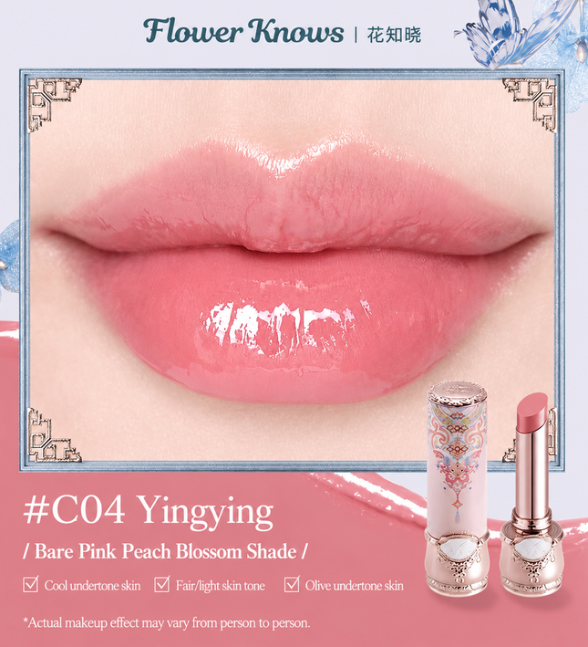 Flower Knows Butterfly Cloud Collar Glossy Lipsticks