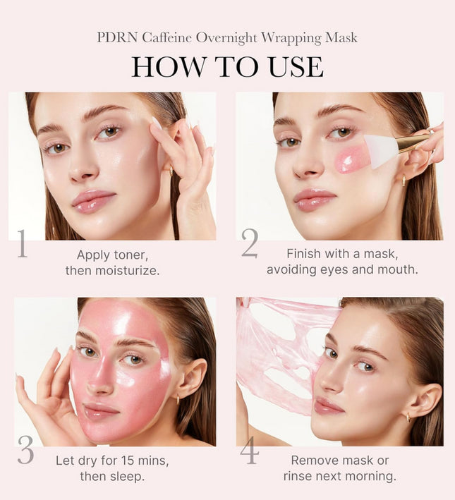 Medicube PDRN Pink Caffeine Night Wrapping Mask