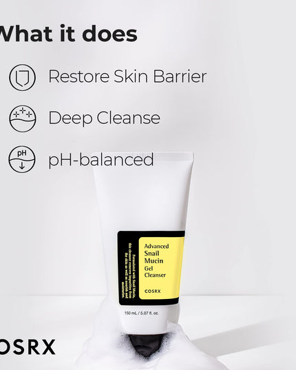 COSRX Advanced Snail Mucin Gel Cleanser 150ml