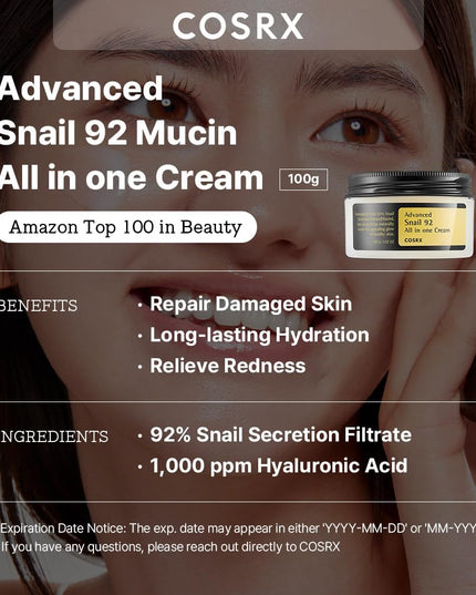 COSRX Advanced Snail 92 All In One Cream 100g