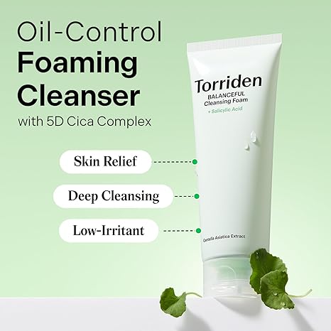 Torriden Balanceful Cica Cleansing Foam