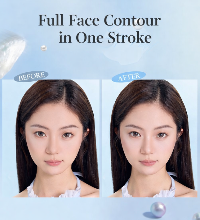 Flortte Glass Sea Collection Dual-Ended Highlight & Contour Pen