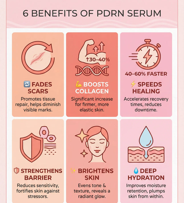 SADOER PDRN + Peptide + Collagen 6-Piece Skincare Set