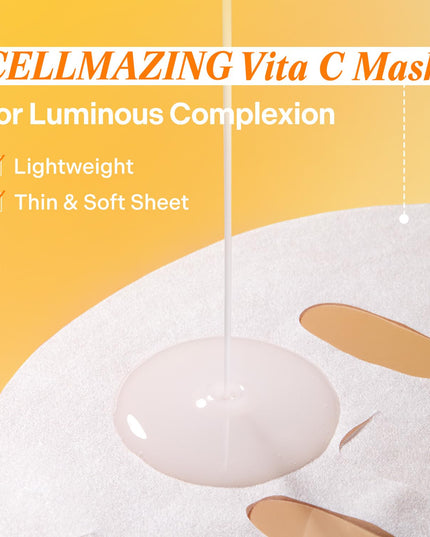 Torriden Cellmazing Vita C Brightening Mask 10 Pack
