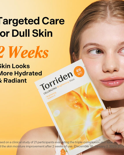 Torriden Cellmazing Vita C Brightening Mask 10 Pack
