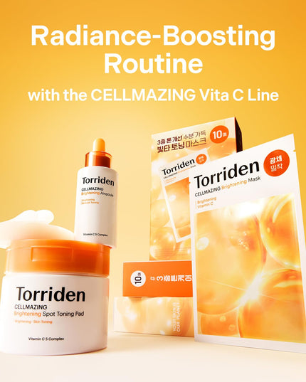 Torriden Cellmazing Vita C Brightening Mask 10 Pack