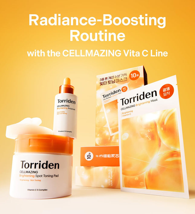 Torriden Cellmazing Vita C Brightening Mask 10 Pack