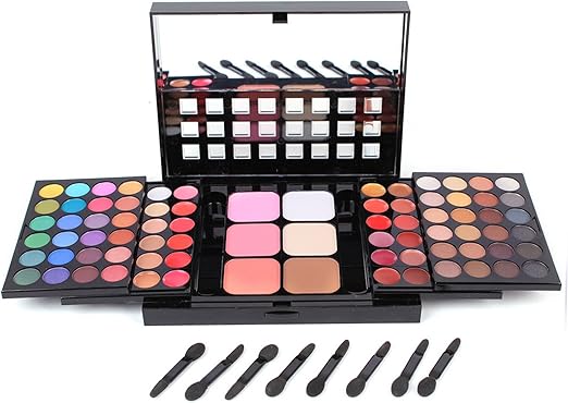 Pure Vie Professional 78 Colors Eye Shadow Palette Makeup Contouring Kit