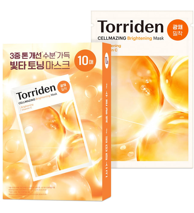 Torriden Cellmazing Vita C Brightening Mask 10 Pack
