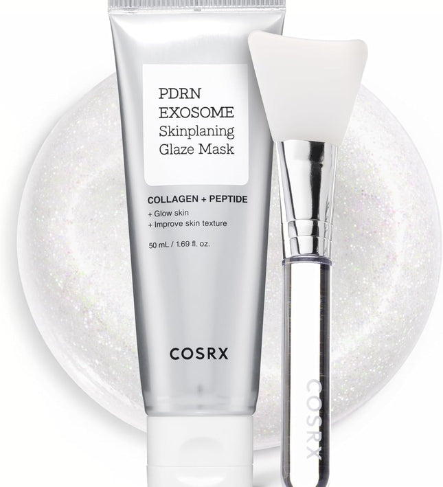 COSRX PDRN EXOSOME Skinplaning Glaze Mask 50ml with Brush