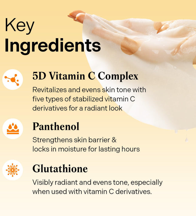 Torriden Cellmazing Vita C Brightening Mask 10 Pack
