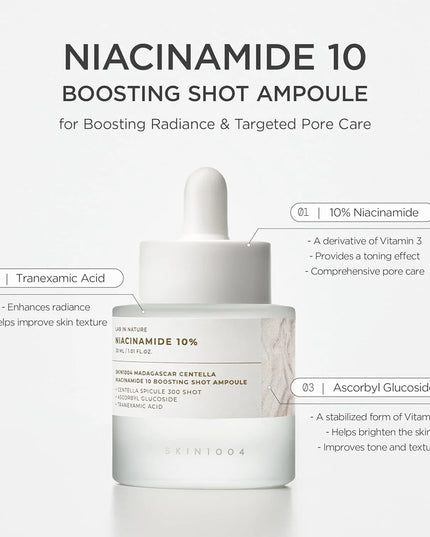 SKIN1004 Madagascar Centella Niacinamide 10 Boosting Shot Ampoule