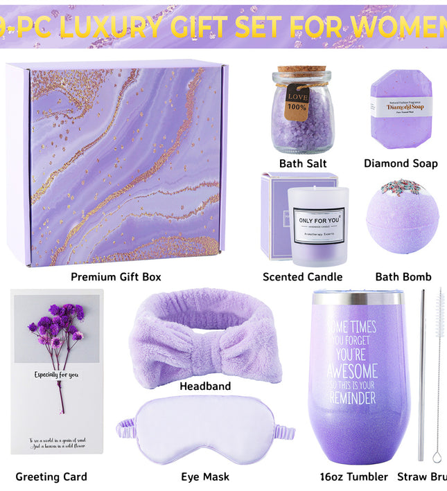 Aroma Candle Bath Gift Box