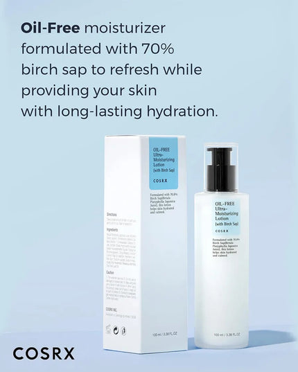 COSRX Oil-Free Ultra-Moisturizing Lotion (with Birch Sap) 100ml