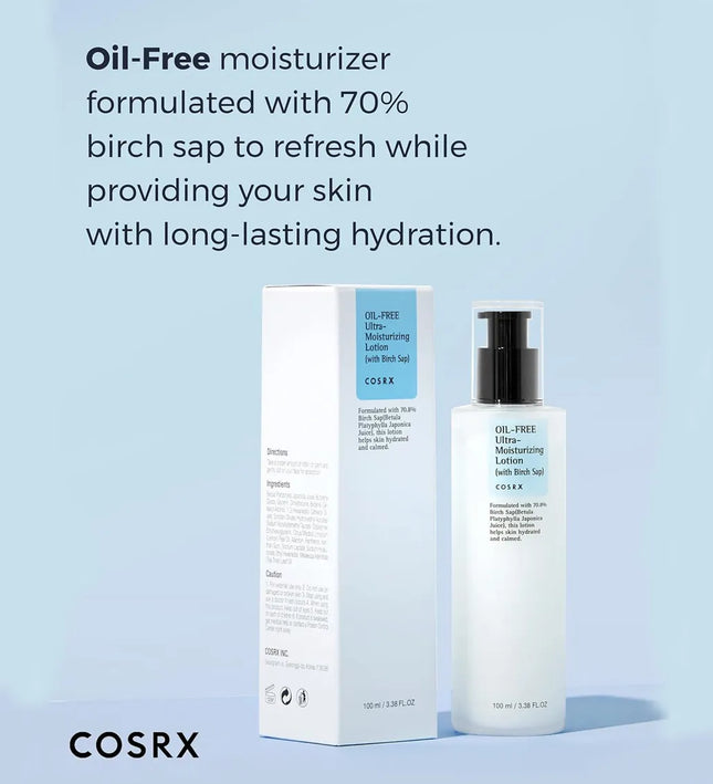 COSRX Oil-Free Ultra-Moisturizing Lotion (with Birch Sap) 100ml