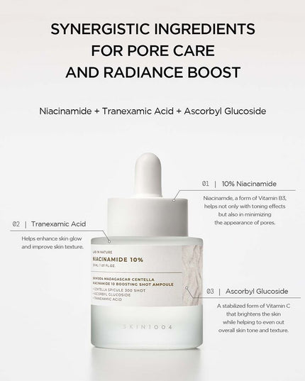 SKIN1004 Madagascar Centella Niacinamide 10 Boosting Shot Ampoule