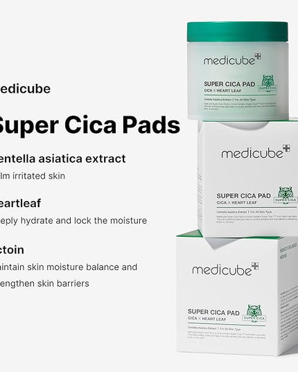 MEDICUBE Super Cica Toner Pad 70pcs/350g