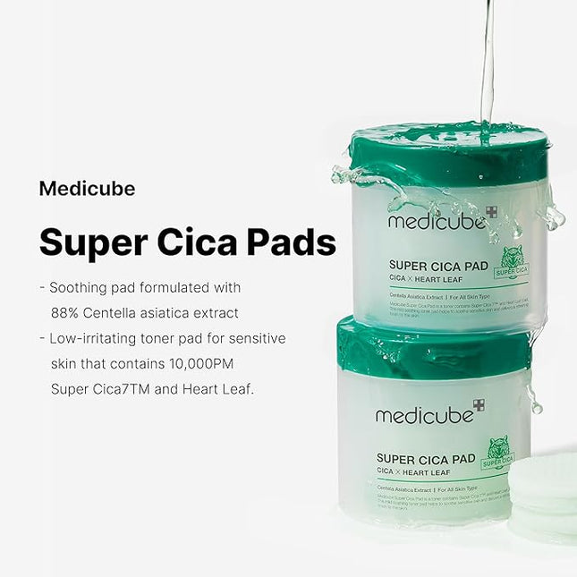 MEDICUBE Super Cica Toner Pad 70pcs/350g
