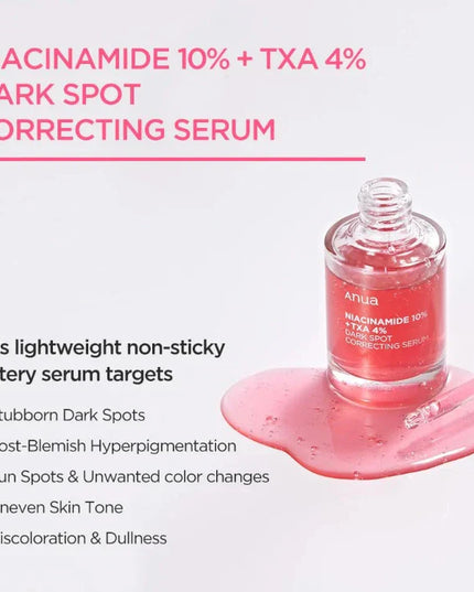 Anua Niacinamide 10% + TXA 4% Dark Spot Correcting Serum 30ml