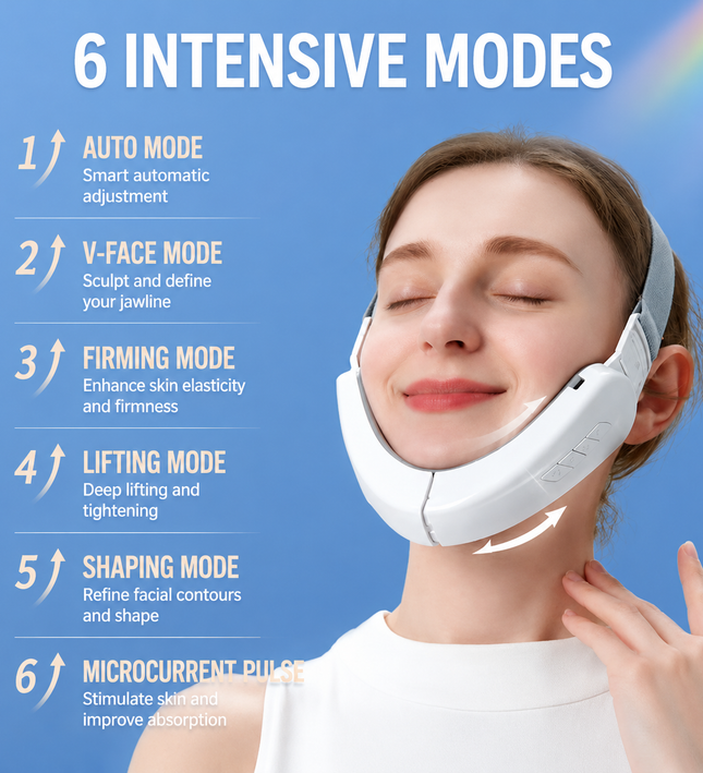 Mini V-Face Shaping Device – Hands-Free Facial Massager