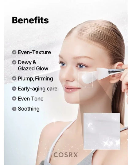COSRX PDRN EXOSOME Skinplaning Glaze Mask 50ml with Brush