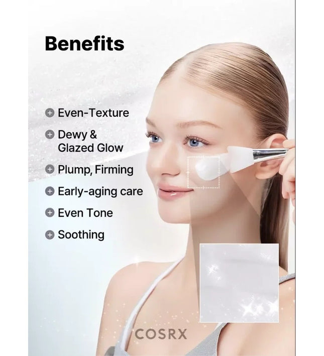 COSRX PDRN EXOSOME Skinplaning Glaze Mask 50ml with Brush