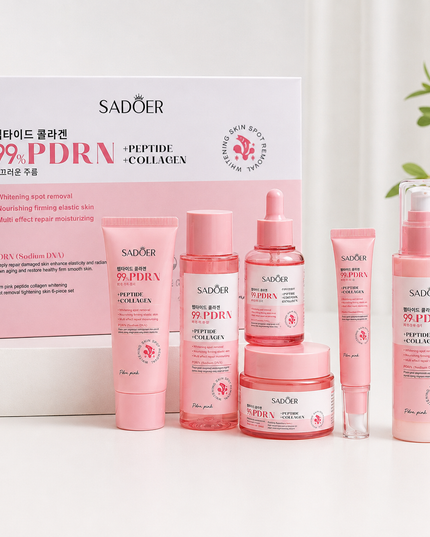 SADOER PDRN + Peptide + Collagen 6-Piece Skincare Set