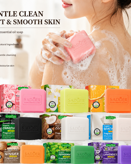 SADOER Essential Oil Soap Collection – 100g