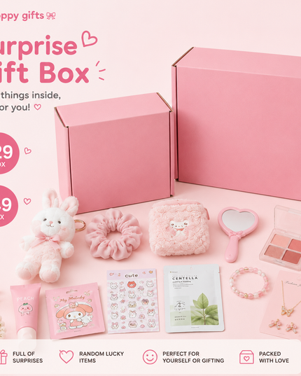 🎀 Poppy Gifts Cute Surprise Mystery Gift Box