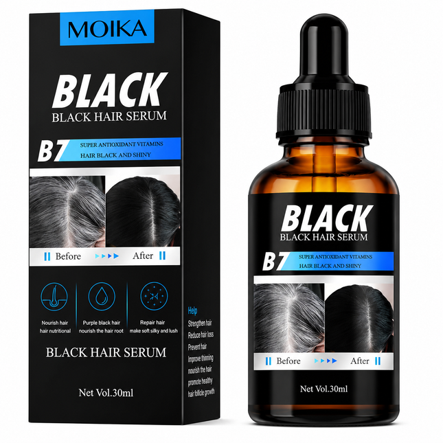 MOIKA Black Hair Serum for Hair Loss 30ml