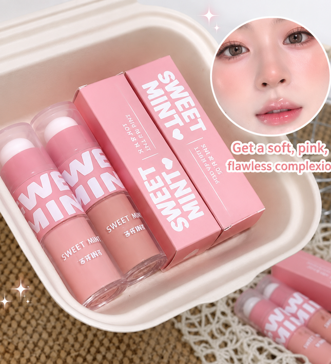 Sweet Mint Soft and Pink Blush Tint