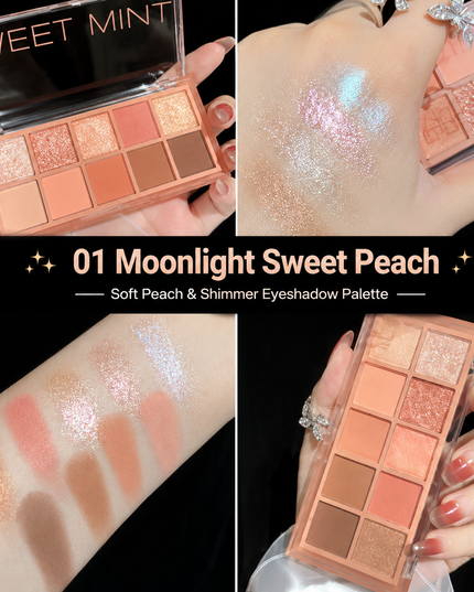 Sweet Mint 10-Colour Eyeshadow Palette