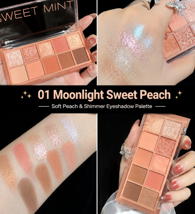 Sweet Mint 10-Colour Eyeshadow Palette