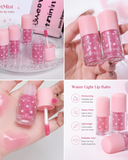 Sweet Mint Water Light Pink Lip Balm