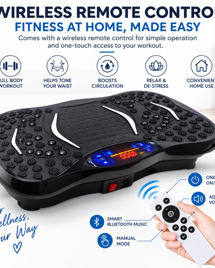 Vibration Plate Fitness Exercise and Massage Machine