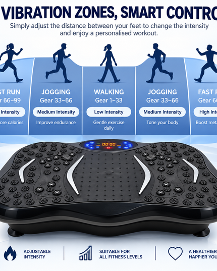 Vibration Plate Fitness Exercise and Massage Machine
