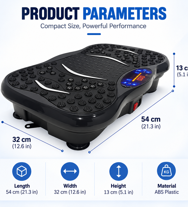 Vibration Plate Fitness Exercise and Massage Machine