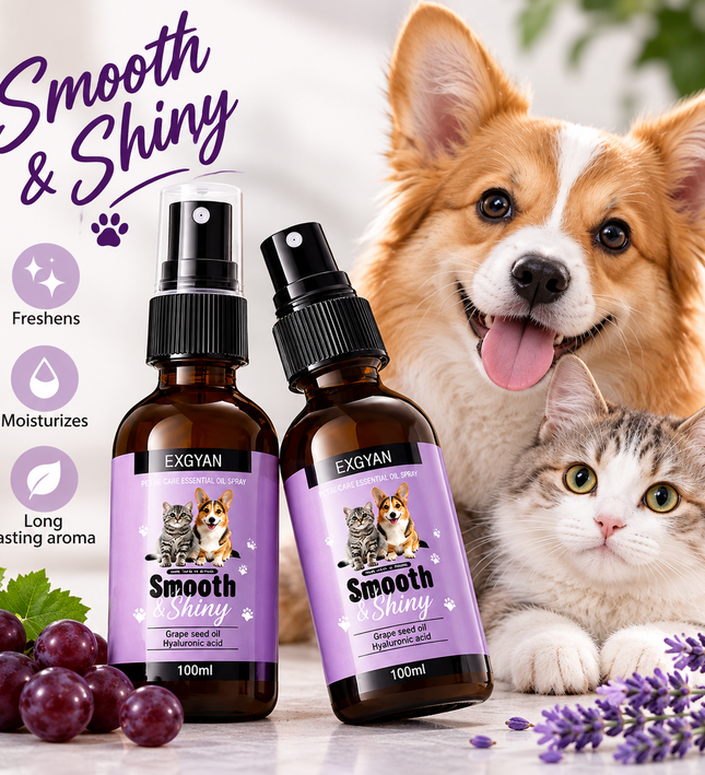Smooth and Shiny Pet Fur Care Spray – 100ml