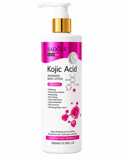 SADOER Kojic Acid Brightening Body Lotion – 300ml