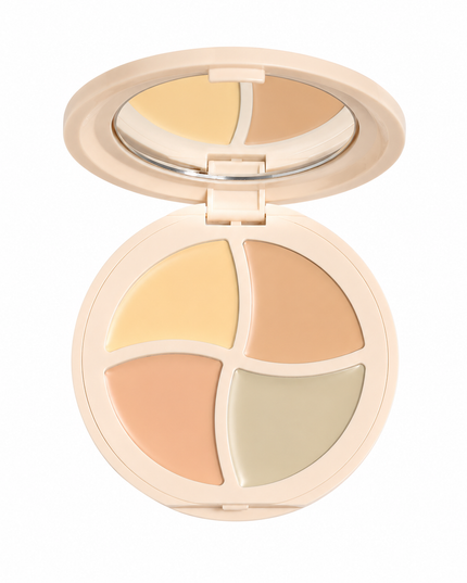 Sweet Mint 4-Colour Cream Concealer Palette with Mirror